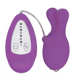 Gossip Bounce 4 Speed Silicone Egg Vibe Purple