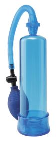 Pump Worx Beginners Power Pump With Cock Ring Blue