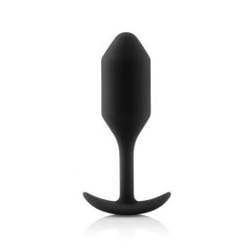 B-Vibe Snug Plug 2 4 ounces Weight Black