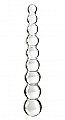 Icicles No 2 Glass Anal Beads Clear