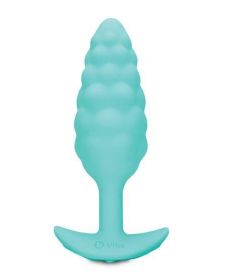 B-Vibe Bump Texture Vibrating Plug X Zoe Ligon Mint